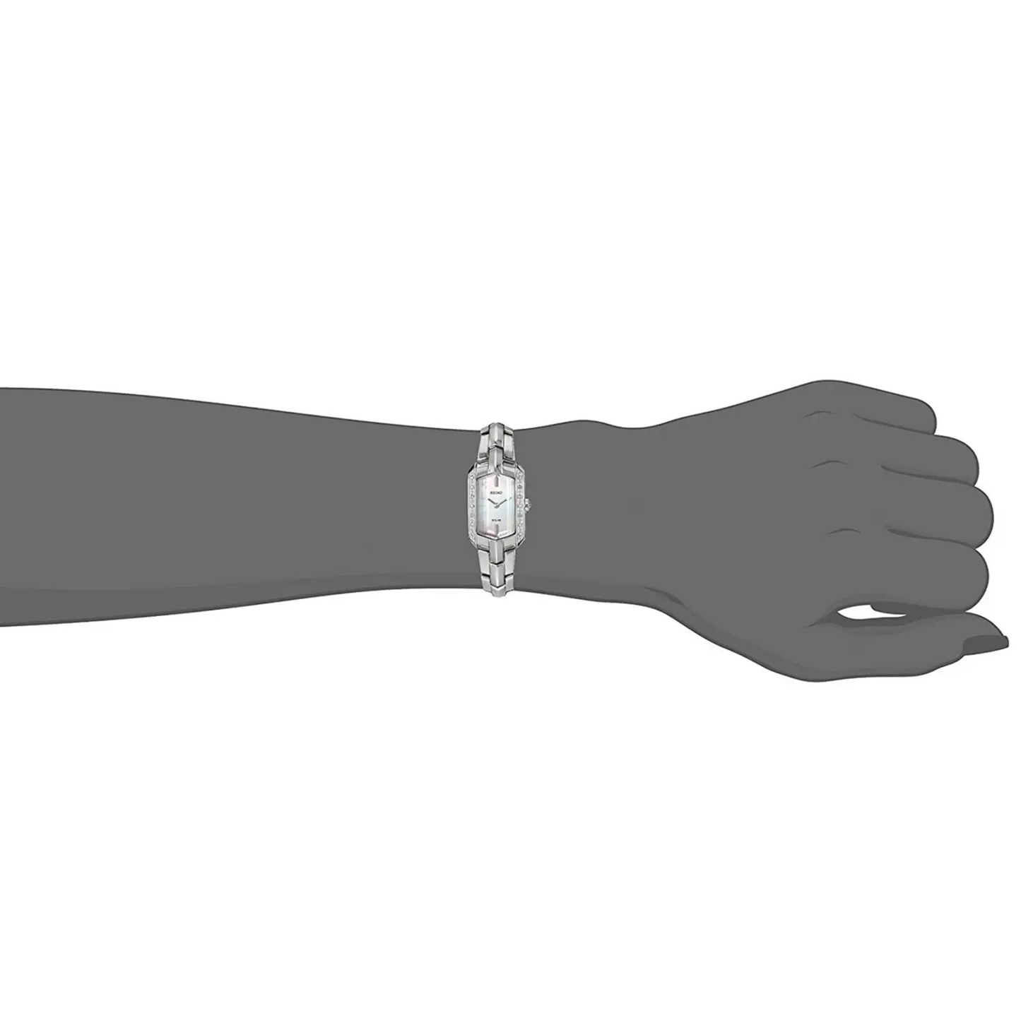 Seiko Women’s Tressia Solar Diamonds MOP Stainless Steel