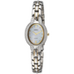 Seiko Women’s Tressia Solar MOP Diamonds Two Tone Stainless