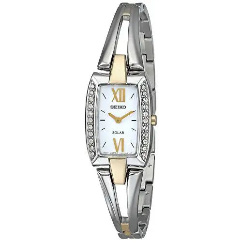 Seiko Women’s Two Tone Crystal Accented Stainless Steel