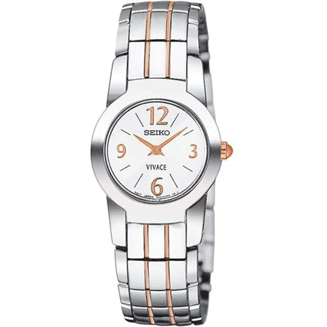 Seiko Women’s Vivace Analog Quartz Two Tone Stainless Steel