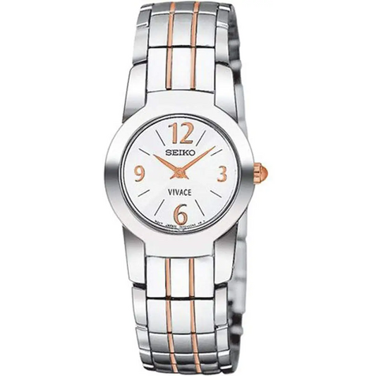 Seiko Women’s Vivace Analog Quartz Two Tone Stainless Steel