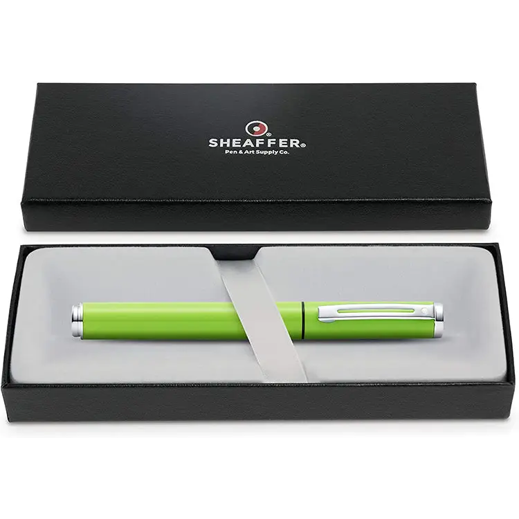 Sheaffer Pop Glossy Lime Green Fountain Pen Medium Nib &