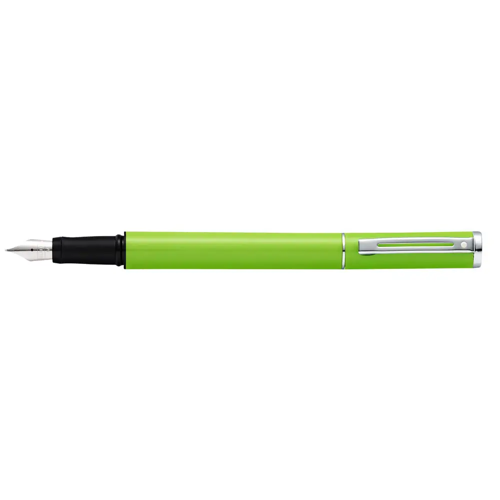 Sheaffer Pop Glossy Lime Green Fountain Pen Medium Nib &