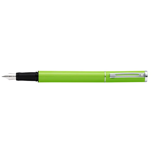 Sheaffer Pop Glossy Lime Green Fountain Pen Medium Nib &