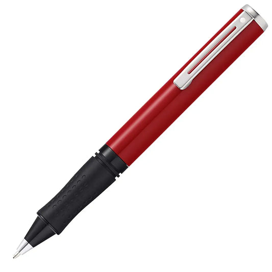 Sheaffer Pop Glossy Red Ballpoint Pen with Chrome Trim -