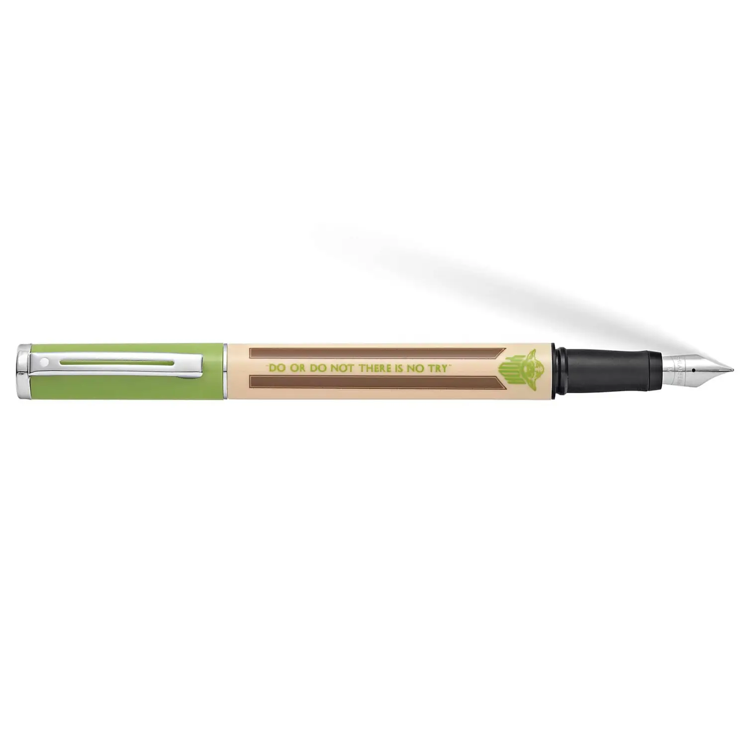 Sheaffer Pop Star Wars Yoda Fountain Pen Chrome Trim &
