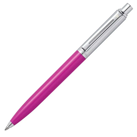 Sheaffer Sentinel Fuchsia Ballpoint Pen with Brushed Chrome