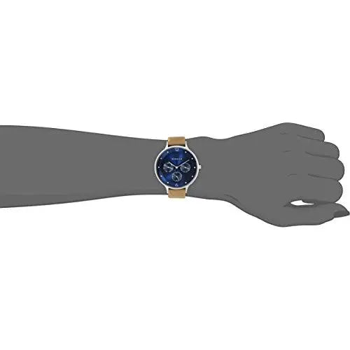Skagen Anita Women’s Leather Multifunction Watch - Watches