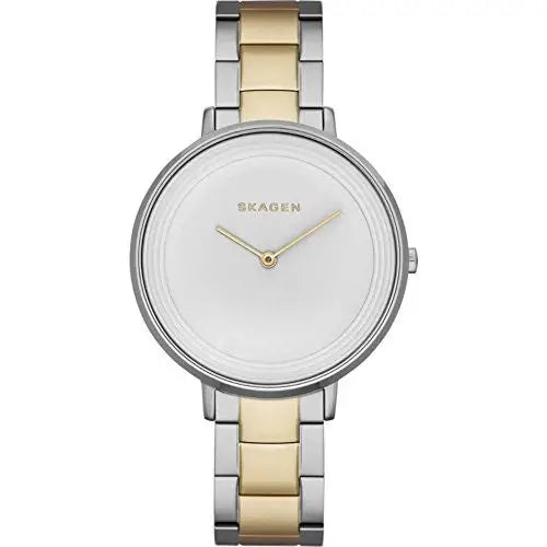 Skagen Ditte Steel Link Two-Toned Analog Quartz Watch