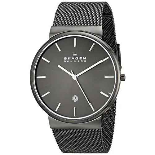 Skagen Men’s SKW6108 Ancher Quartz 3 Hand Date Stainless
