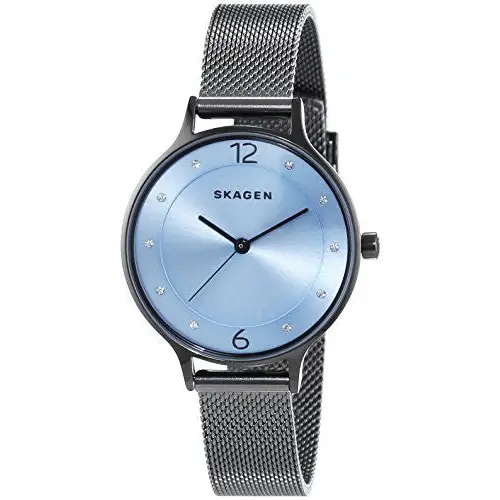Skagen Women’s Anita Crystal Accented Quartz Stainless Steel