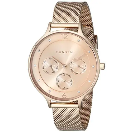 Skagen Women’s Chronograph Rose Gold Tone Stainless Steel