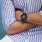 SKMEI Men’s Ana-Digi Quartz 3 Time Zones Army Green