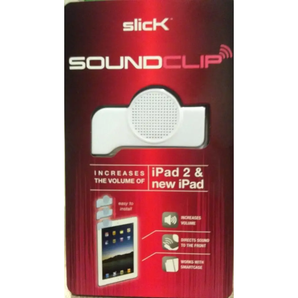 Slick Soundclip iPad Sound Enhancer White - Misc