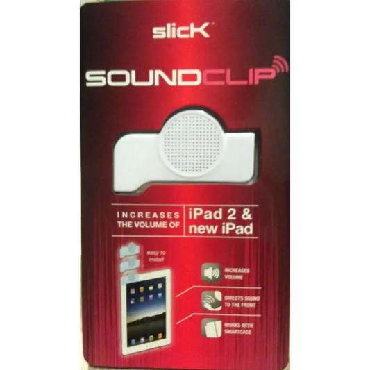 Slick Soundclip iPad Sound Enhancer White - Misc