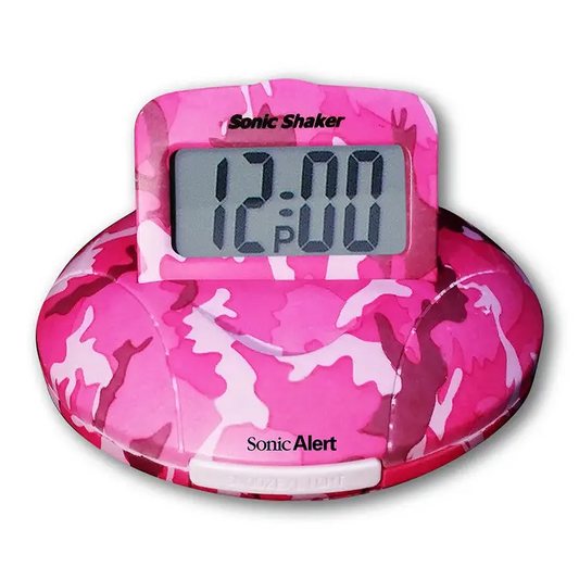 Sonic Alert Sonic Shaker.75 Digital Display Pink Camo Alarm
