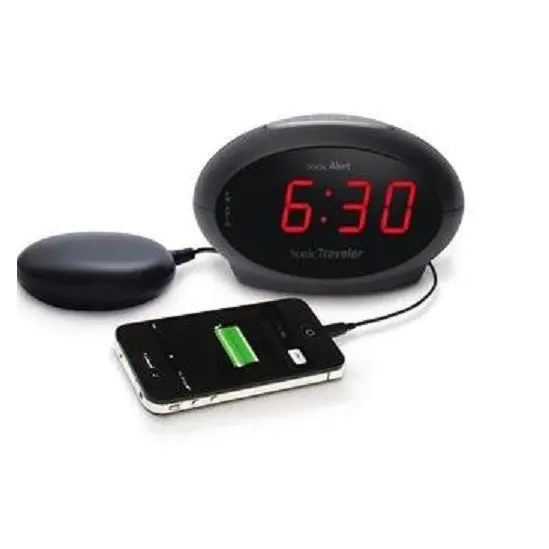 Sonic Alert Traveler with Bed Shaker and USB charging port