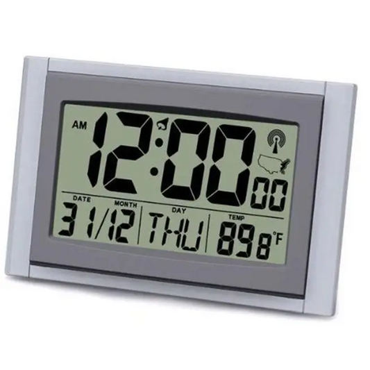 Sonnet 2 LCD Digital Atomic Time / Date / Temperature Desk