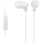 Sony Lightweight In-Ear Headphones with Mic (White)