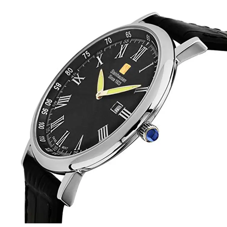 Steinhausen Men’s Altdorf Swiss Quartz Stainless Steel Black