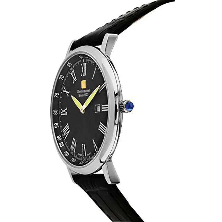 Steinhausen Men’s Altdorf Swiss Quartz Stainless Steel Black