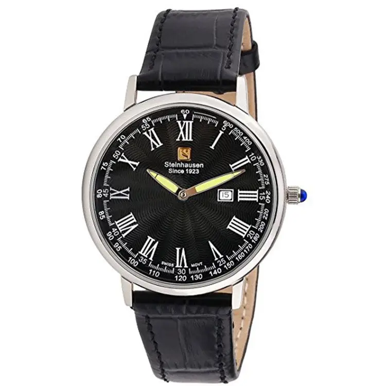 Steinhausen Men’s Altdorf Swiss Quartz Stainless Steel Black