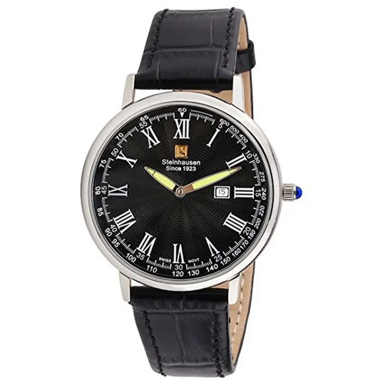 Steinhausen Men’s Altdorf Swiss Quartz Stainless Steel Black