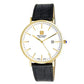Steinhausen Men’s Burgdorf Gold Tone Stainless Steel Black