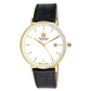 Steinhausen Men’s Burgdorf Gold Tone Stainless Steel Black