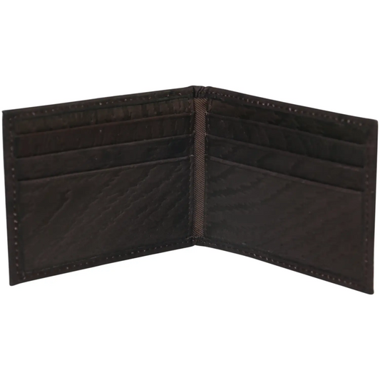 Steinhausen Men’s Ultra-Thin Brown Leather ID Holder