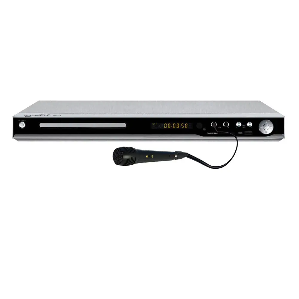 Supersonic 5.1 Channel 1080p DVD Player with Karaoke