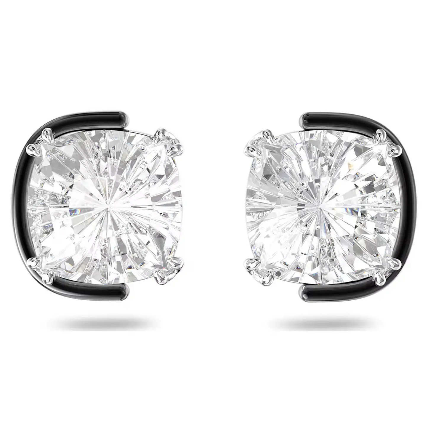 Swarovski Harmonia Mixed Metal White Crystals Pierced