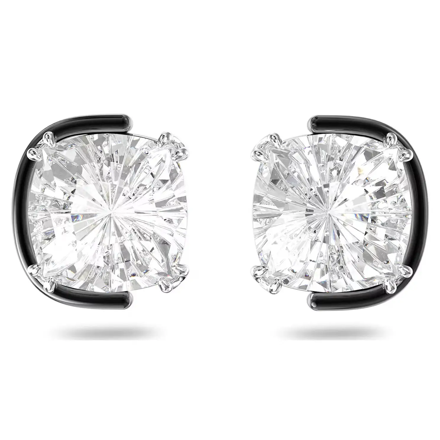 Swarovski Harmonia Mixed Metal White Crystals Pierced