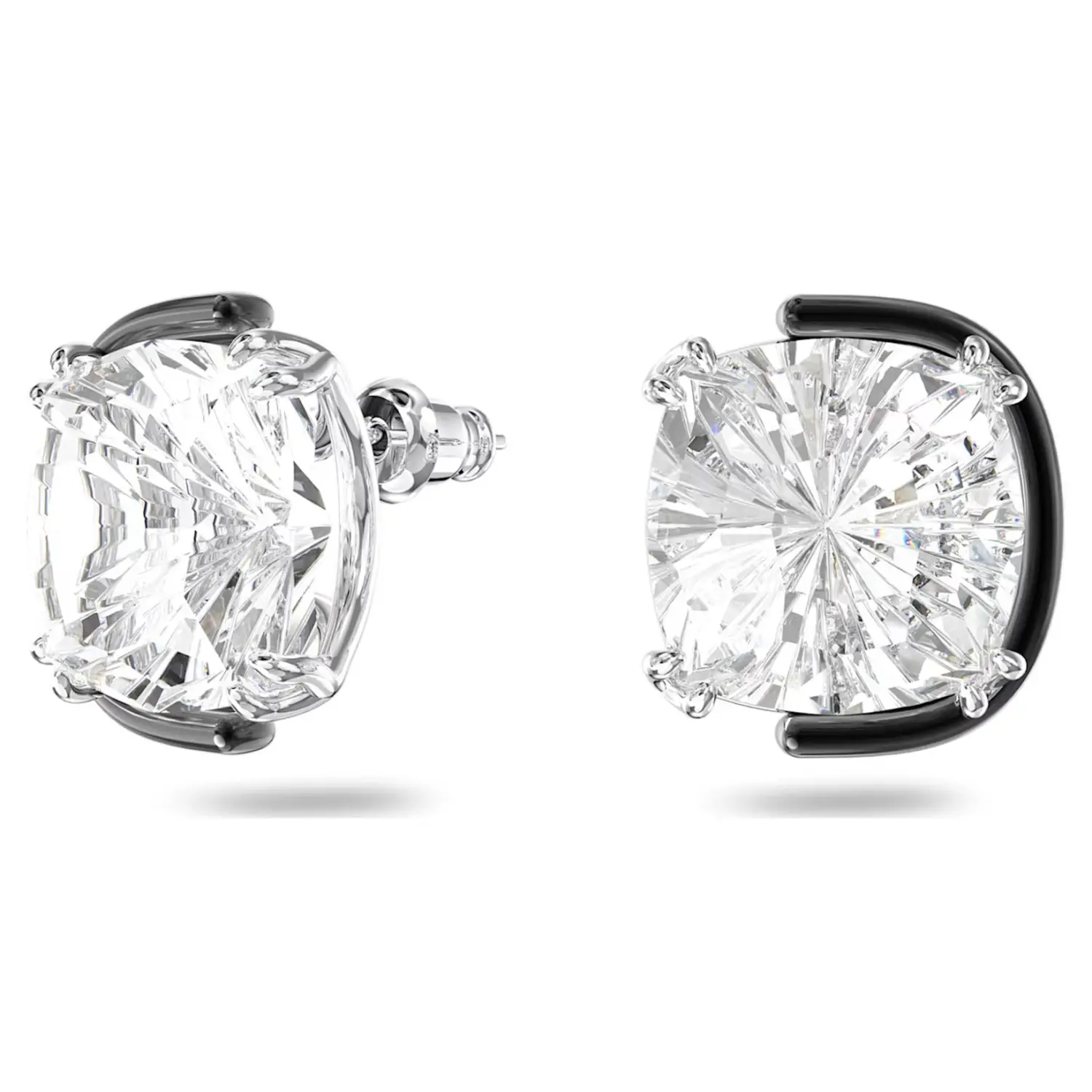 Swarovski Harmonia Mixed Metal White Crystals Pierced
