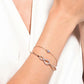 Swarovski Infinity Rose Gold White Crystals Bangle 5518871 -