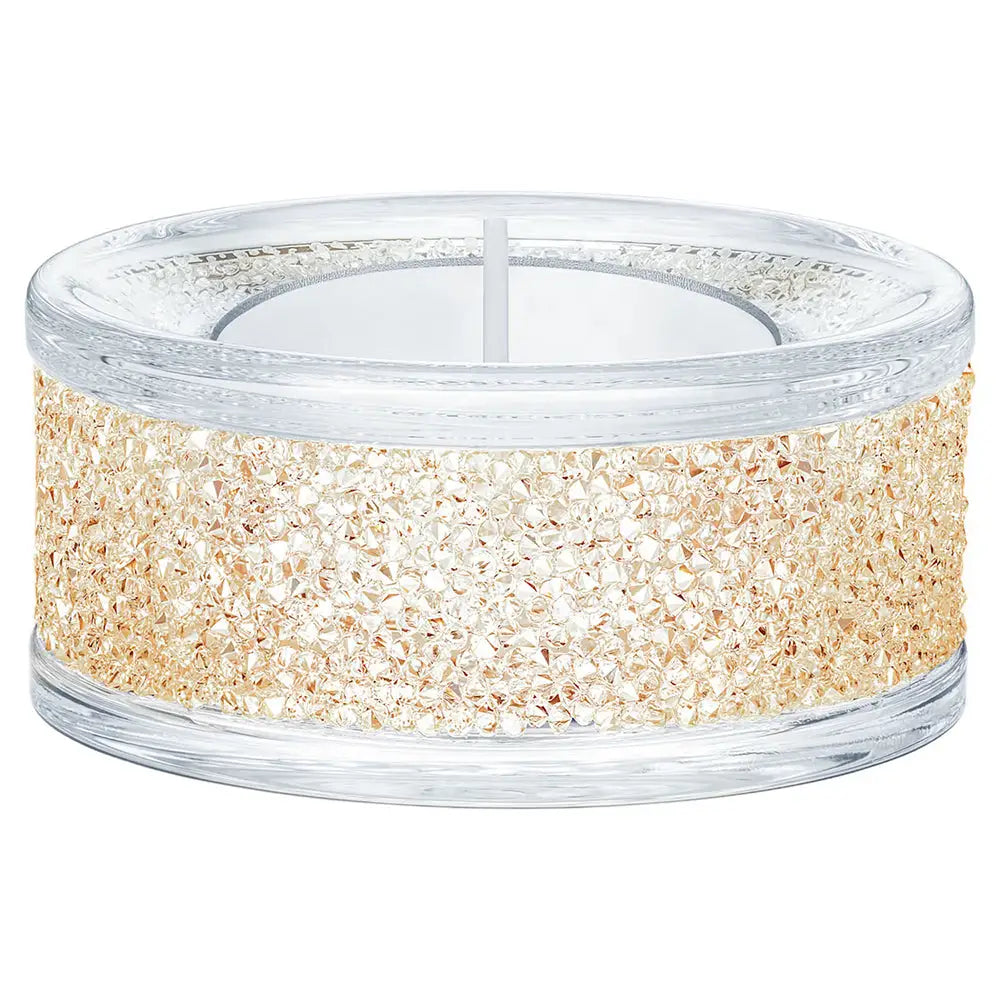 Swarovski Shimmer Tea Light Holder Gold Crystal AB) 5428724