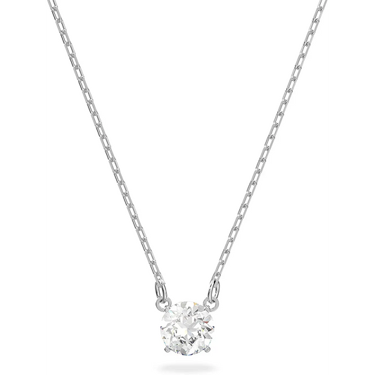 Swarovski Women’s Attract Rhodium Plated White Crystals