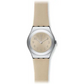 Swatch Cuepli Beige Dial Stainless Steel Leather Strap