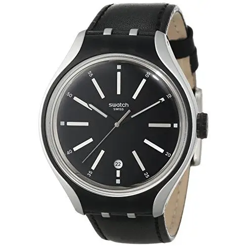 Swatch Men’s Go Cycle Analog Quartz Aluminum Case Black