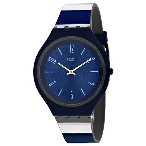 Swatch Men’s Skincarat Stainless Steel Silicone Watch