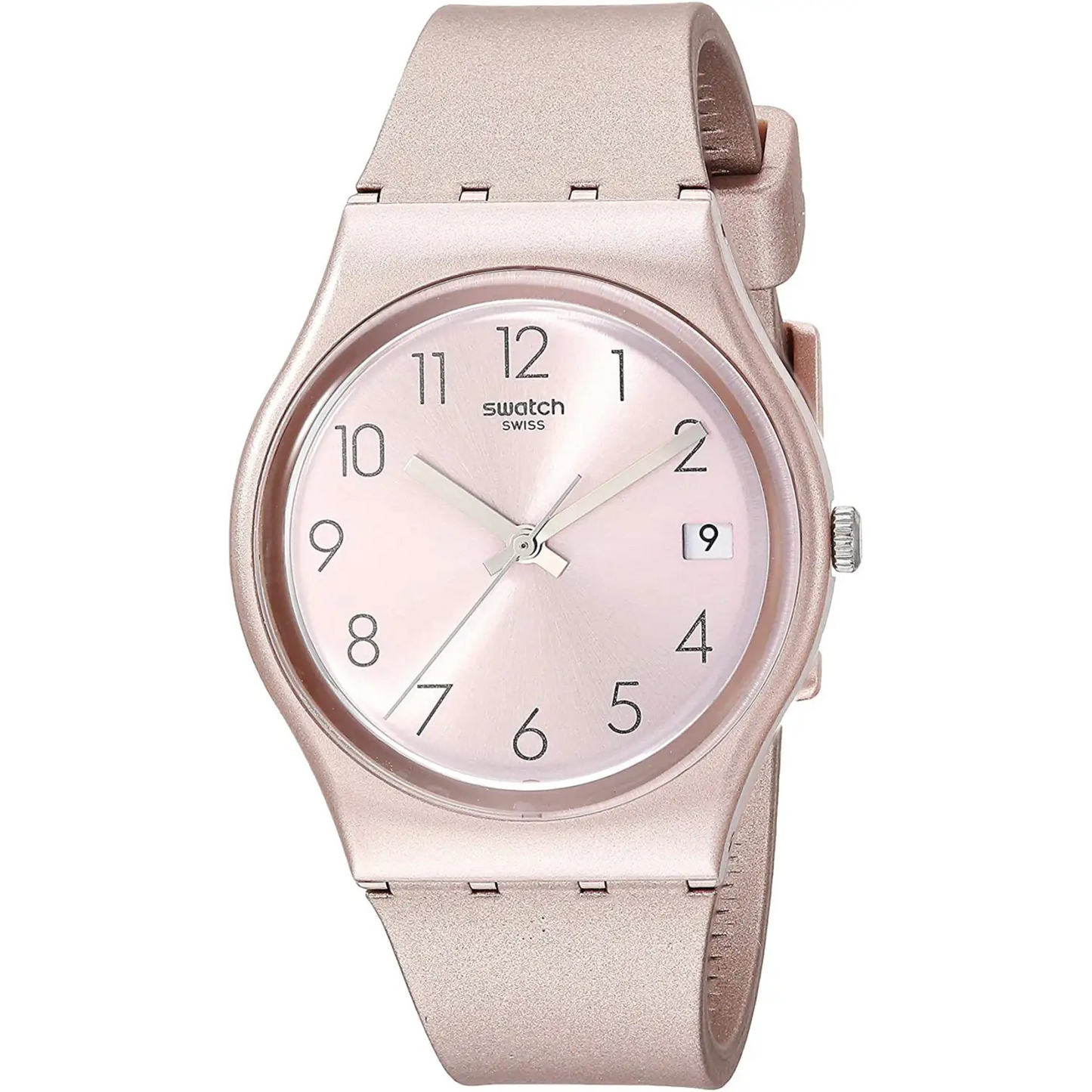 Swatch Women’s Pink Baya Quartz Pink Plastic/Silicone Watch