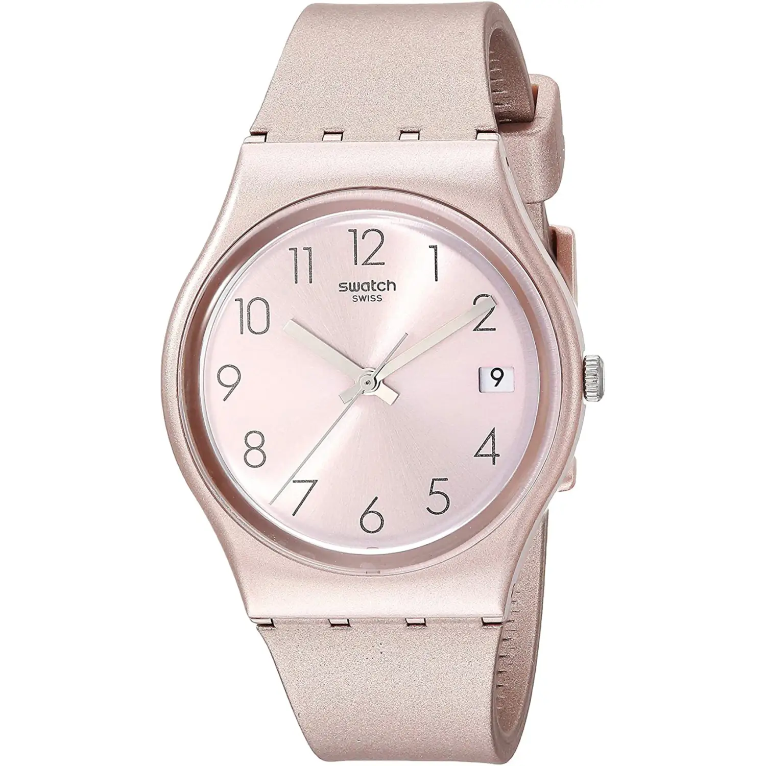 Swatch Women’s Pink Baya Quartz Pink Plastic/Silicone Watch