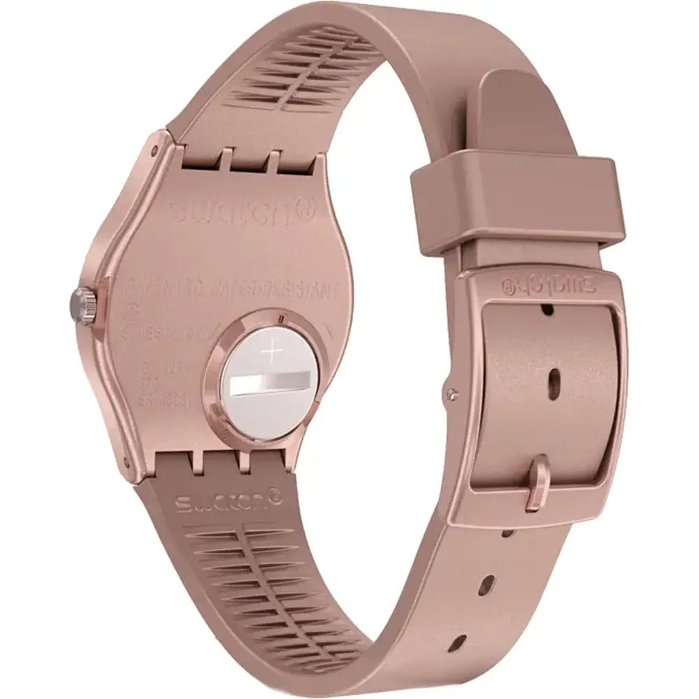 Swatch Women’s Pink Baya Quartz Pink Plastic/Silicone Watch