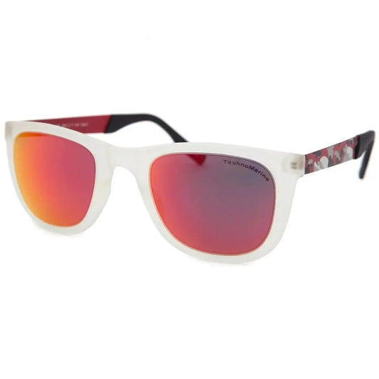 TechoMarine Black Reef Clear Frame Orange Mirrored Lens