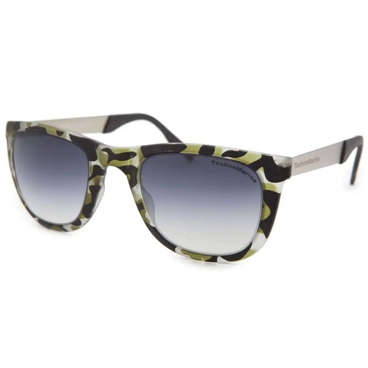 TechoMarine Black Reef Tortoise Frame Grey Mirrored Lens