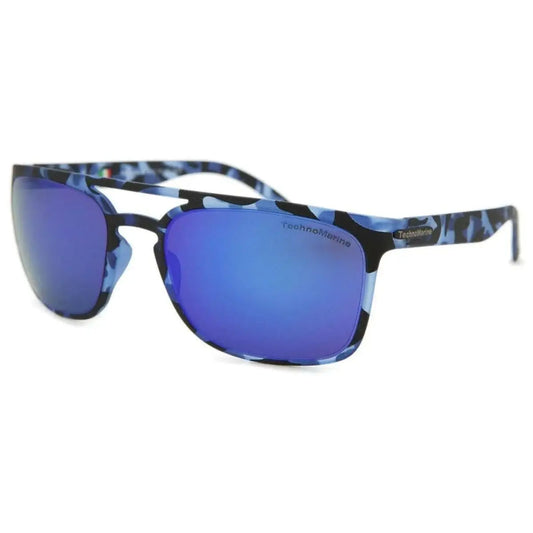 TechoMarine Manta Ray Camo Metal Frame Blue Mirrored Lens