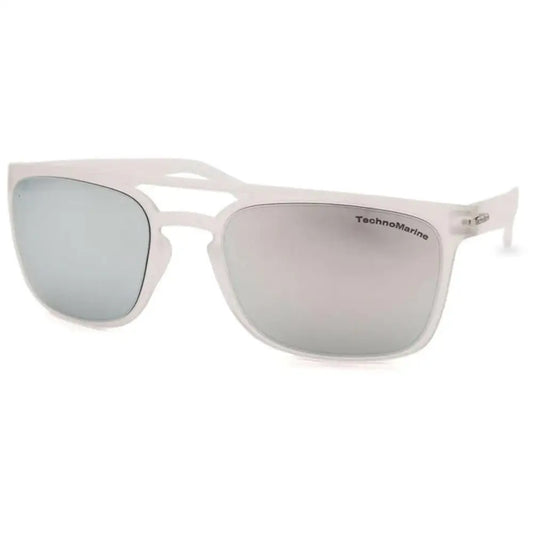 TechoMarine Manta Ray Translucent Frame Silver Mirrored Lens