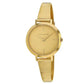 Ted Lapidus Women’s Classic Quartz Gold Tone Stainless Steel