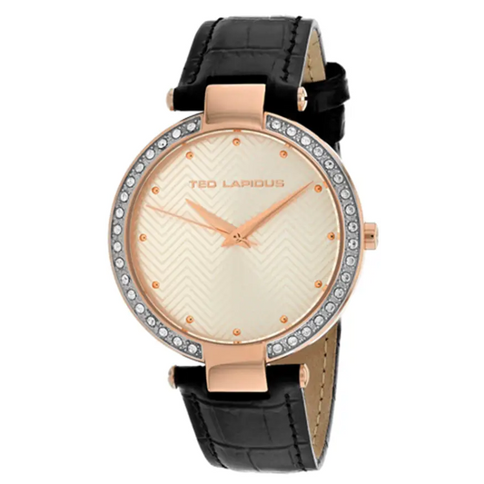 Ted Lapidus Women’s Classic Quartz Stainless Steel/Black