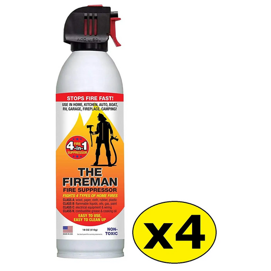 The Fireman Fire Extinguisher Spray: UL Approved Home Use 18